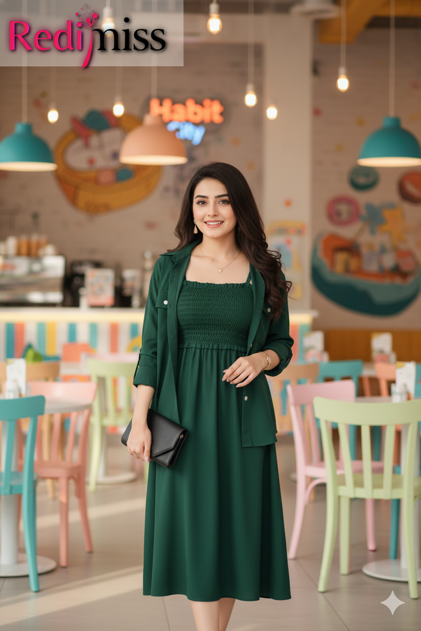 💫 3-Piece Imported Smoke Maxi with Matching Koti