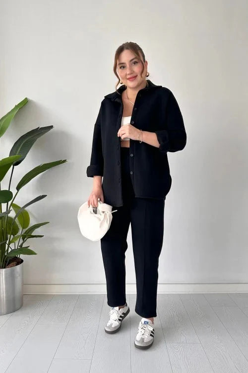 ✨ Winter Button Style 2 PC Co-Ord Set ✨