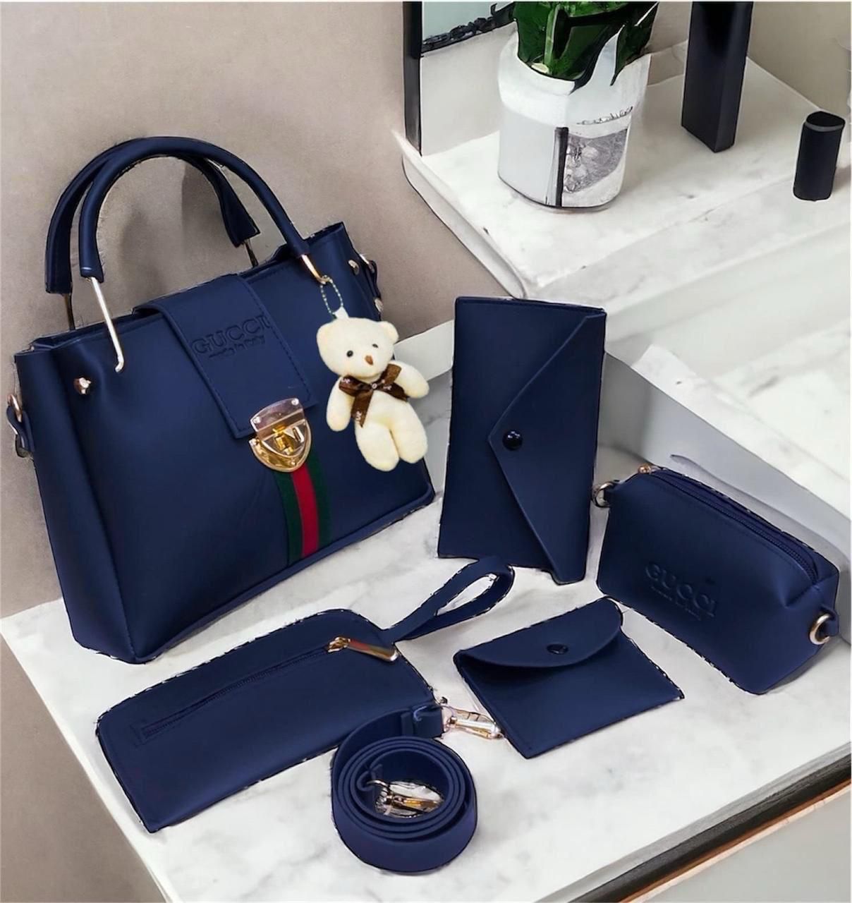 🔥 Gucci 5pcs Lock Style 🔥 (Blue)